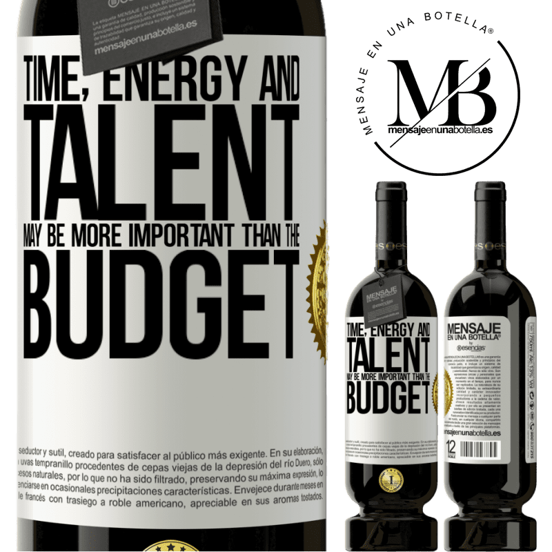 29,95 € Free Shipping | Red Wine Premium Edition MBS® Reserva Time, energy and talent may be more important than the budget White Label. Customizable label Reserva 12 Months Harvest 2014 Tempranillo