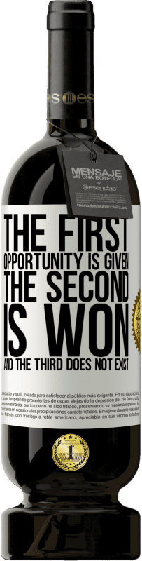 49,95 € 免费送货 | 红酒 高级版 MBS® 预订 给了第一个机会，赢得了第二个机会，第三个不存在 白标. 可自定义的标签 预订 12 个月 收成 2016 Tempranillo