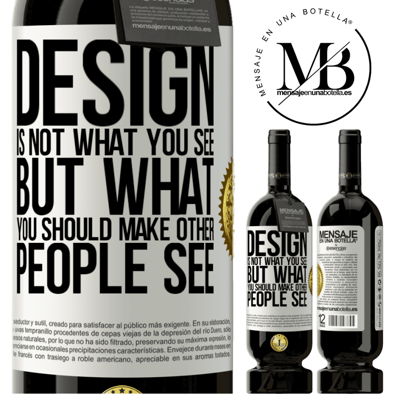 29,95 € Free Shipping | Red Wine Premium Edition MBS® Reserva Design is not what you see, but what you should make other people see White Label. Customizable label Reserva 12 Months Harvest 2014 Tempranillo