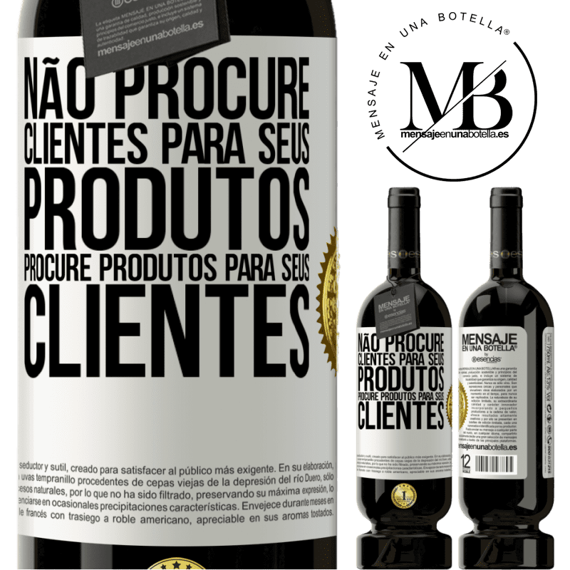49,95 € Envio grátis | Vinho tinto Edição Premium MBS® Reserva Não procure clientes para seus produtos, procure produtos para seus clientes Etiqueta Branca. Etiqueta personalizável Reserva 12 Meses Colheita 2016 Tempranillo