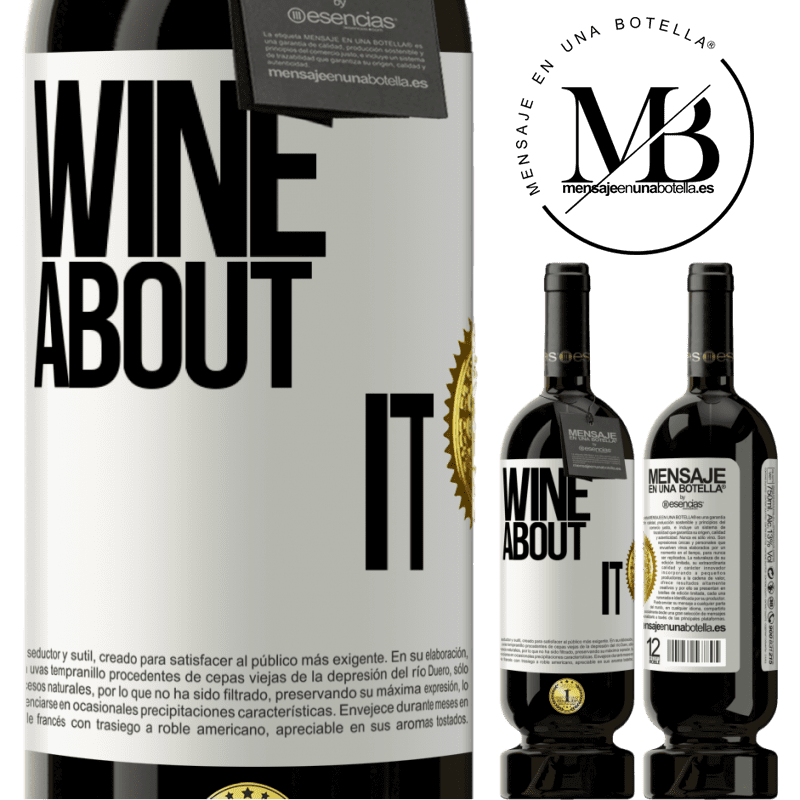 49,95 € Free Shipping | Red Wine Premium Edition MBS® Reserve Wine about it White Label. Customizable label Reserve 12 Months Harvest 2015 Tempranillo