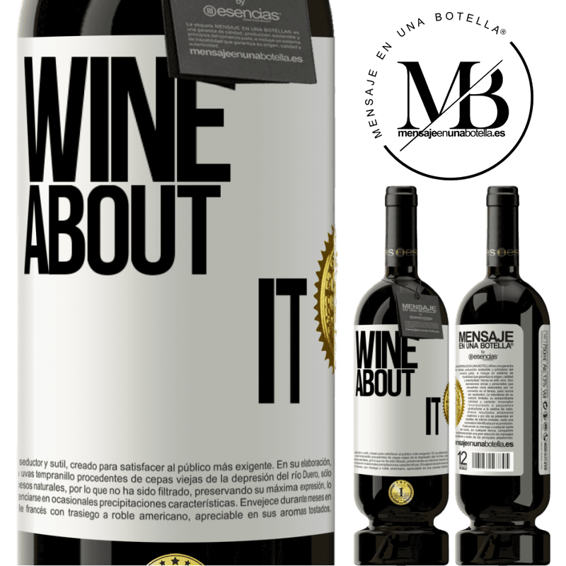 29,95 € Free Shipping | Red Wine Premium Edition MBS® Reserva Wine about it White Label. Customizable label Reserva 12 Months Harvest 2014 Tempranillo