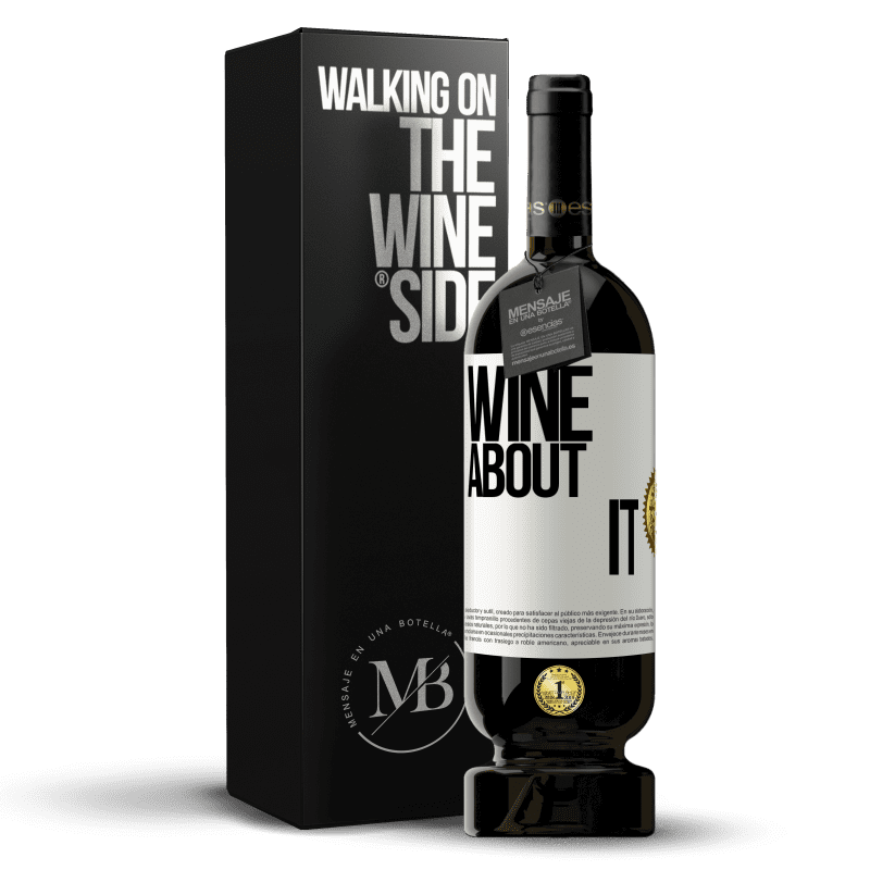 49,95 € Free Shipping | Red Wine Premium Edition MBS® Reserve Wine about it White Label. Customizable label Reserve 12 Months Harvest 2015 Tempranillo