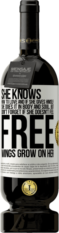 «He knows how to love, and if he gives himself, he does it in body and soul. But, don't forget, if you don't feel free, your» Premium Edition MBS® Reserve