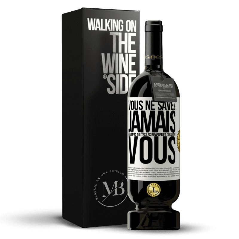 49,95 € Envoi gratuit | Vin rouge Édition Premium MBS® Réserve Vous ne savez jamais qui aimera toutes les bizarreries qui sont en vous Étiquette Blanche. Étiquette personnalisable Réserve 12 Mois Récolte 2015 Tempranillo