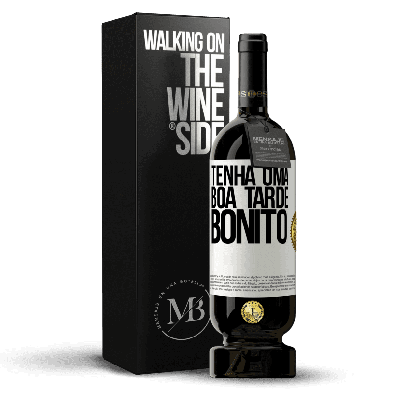 49,95 € Envio grátis | Vinho tinto Edição Premium MBS® Reserva Tenha uma boa tarde, bonito Etiqueta Branca. Etiqueta personalizável Reserva 12 Meses Colheita 2016 Tempranillo