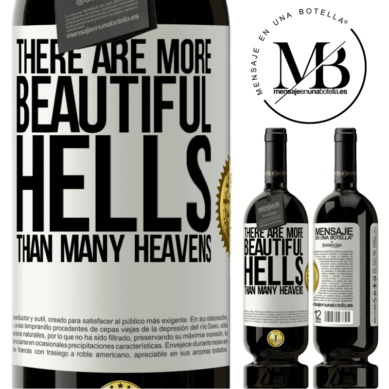 29,95 € Free Shipping | Red Wine Premium Edition MBS® Reserva There are more beautiful hells than many heavens White Label. Customizable label Reserva 12 Months Harvest 2014 Tempranillo