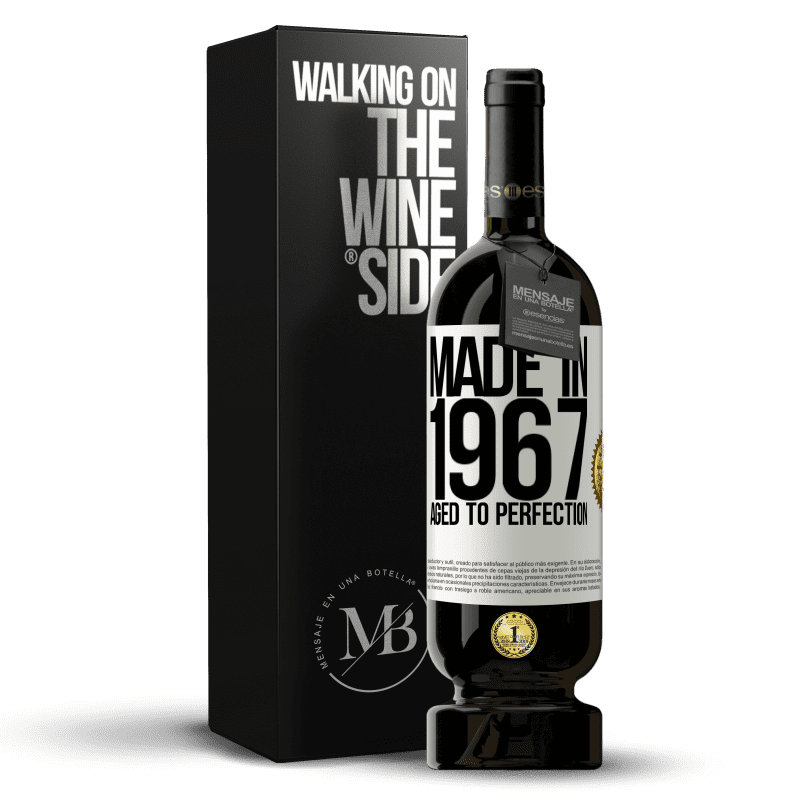 49,95 € Free Shipping | Red Wine Premium Edition MBS® Reserve Made in 1967. Aged to perfection White Label. Customizable label Reserve 12 Months Harvest 2015 Tempranillo