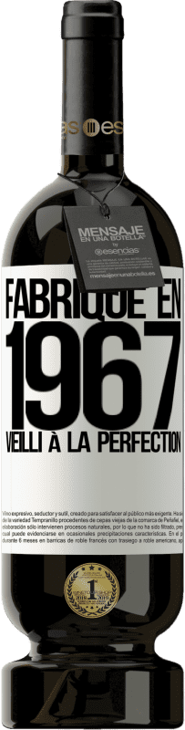 49,95 € | Vin rouge Édition Premium MBS® Réserve Fabriqué en 1967. Vieilli à la perfection Étiquette Blanche. Étiquette personnalisable Réserve 12 Mois Récolte 2015 Tempranillo