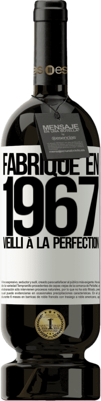 49,95 € | Vin rouge Édition Premium MBS® Réserve Fabriqué en 1967. Vieilli à la perfection Étiquette Blanche. Étiquette personnalisable Réserve 12 Mois Récolte 2016 Tempranillo
