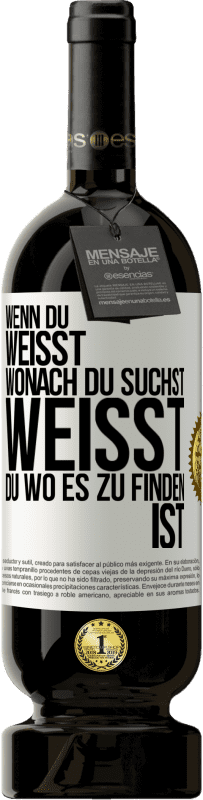 49,95 € Kostenloser Versand | Rotwein Premium Ausgabe MBS® Reserve Wenn du weisst, wonach du suchst, weisst du, wo es zu finden ist Weißes Etikett. Anpassbares Etikett Reserve 12 Monate Ernte 2016 Tempranillo