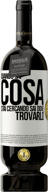 Spedizione Gratuita | Vino rosso Edizione Premium MBS® Riserva Quando sai cosa stai cercando, sai dove trovarlo Etichetta Bianca. Etichetta personalizzabile Riserva 12 Mesi Raccogliere 2014 Tempranillo