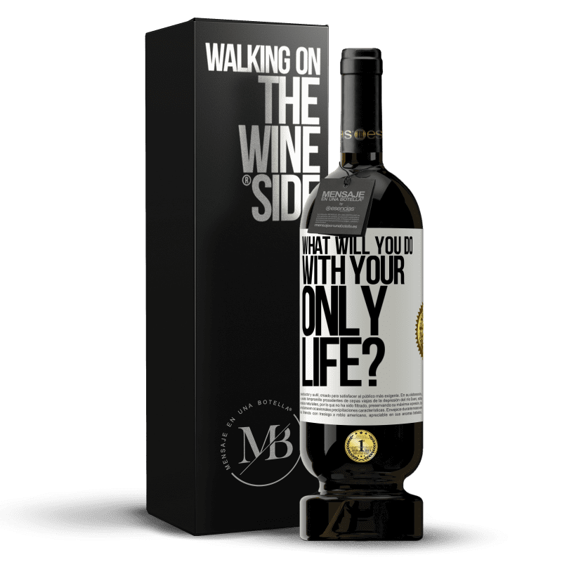 49,95 € Free Shipping | Red Wine Premium Edition MBS® Reserve What will you do with your only life? White Label. Customizable label Reserve 12 Months Harvest 2014 Tempranillo