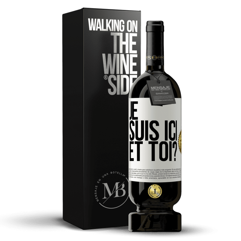 49,95 € Envoi gratuit | Vin rouge Édition Premium MBS® Réserve Je suis ici. Et toi? Étiquette Blanche. Étiquette personnalisable Réserve 12 Mois Récolte 2014 Tempranillo