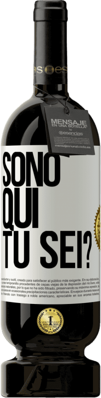 49,95 € Spedizione Gratuita | Vino rosso Edizione Premium MBS® Riserva Sono qui. Tu sei? Etichetta Bianca. Etichetta personalizzabile Riserva 12 Mesi Raccogliere 2016 Tempranillo