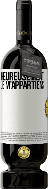 49,95 € Envoi gratuit | Vin rouge Édition Premium MBS® Réserve Heureusement, je m'appartiens Étiquette Blanche. Étiquette personnalisable Réserve 12 Mois Récolte 2014 Tempranillo