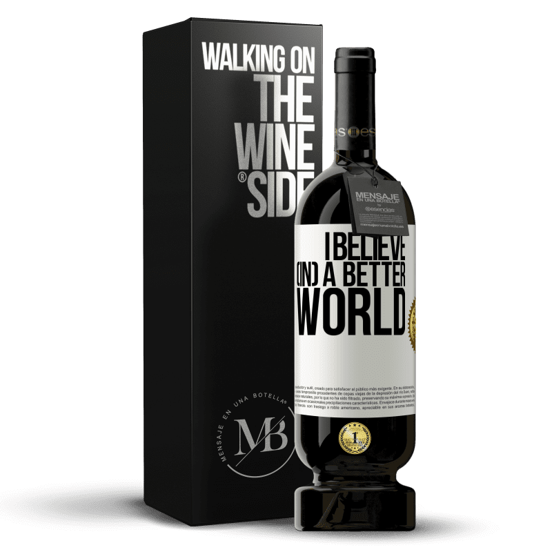 49,95 € Free Shipping | Red Wine Premium Edition MBS® Reserve I believe (IN) a better world White Label. Customizable label Reserve 12 Months Harvest 2014 Tempranillo