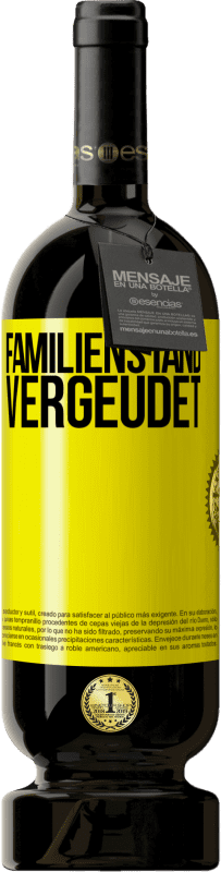 49,95 € | Rotwein Premium Ausgabe MBS® Reserve Familienstand: vergeudet Gelbes Etikett. Anpassbares Etikett Reserve 12 Monate Ernte 2014 Tempranillo