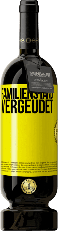 Kostenloser Versand | Rotwein Premium Ausgabe MBS® Reserve Familienstand: vergeudet Gelbes Etikett. Anpassbares Etikett Reserve 12 Monate Ernte 2015 Tempranillo