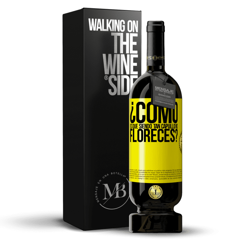 39,95 € Envoi gratuit | Vin rouge Édition Premium MBS® Reserva comment se fait-il qu'étant si cocon qu'on ne fleurisse pas? Étiquette Jaune. Étiquette personnalisable Reserva 12 Mois Récolte 2015 Tempranillo