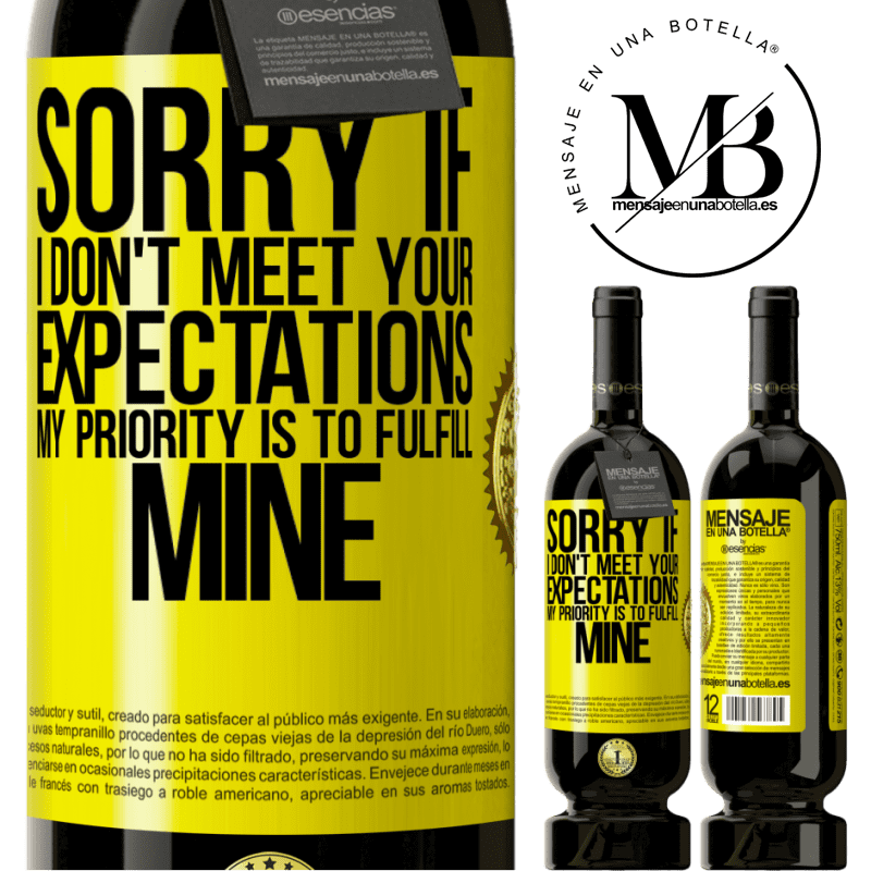 29,95 € Free Shipping | Red Wine Premium Edition MBS® Reserva Sorry if I don't meet your expectations. My priority is to fulfill mine Yellow Label. Customizable label Reserva 12 Months Harvest 2014 Tempranillo