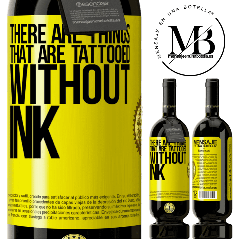 29,95 € Free Shipping | Red Wine Premium Edition MBS® Reserva There are things that are tattooed without ink Yellow Label. Customizable label Reserva 12 Months Harvest 2014 Tempranillo