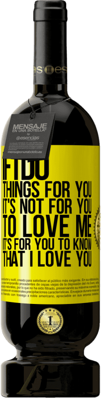 «私があなたのために物事をするなら、それはあなたが私を愛することではありません。あなたが私があなたを愛していることを知るのはあなたのためです» プレミアム版 MBS® 予約する