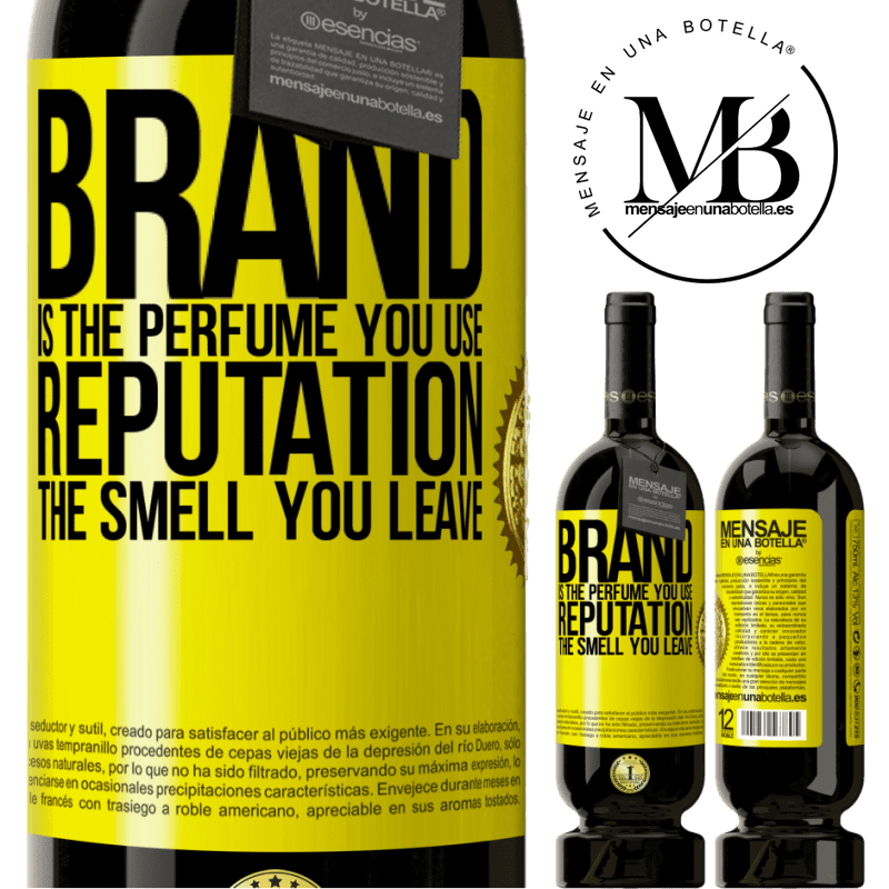 49,95 € Free Shipping | Red Wine Premium Edition MBS® Reserve Brand is the perfume you use. Reputation, the smell you leave Yellow Label. Customizable label Reserve 12 Months Harvest 2016 Tempranillo