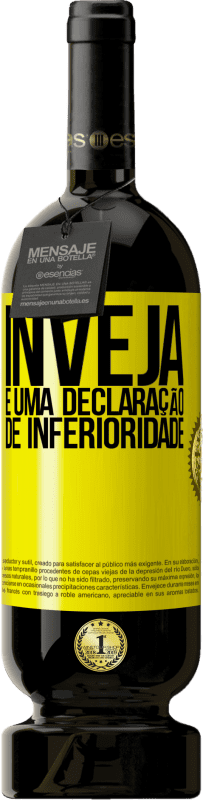 49,95 € | Vinho tinto Edição Premium MBS® Reserva Inveja é uma declaração de inferioridade Etiqueta Amarela. Etiqueta personalizável Reserva 12 Meses Colheita 2016 Tempranillo