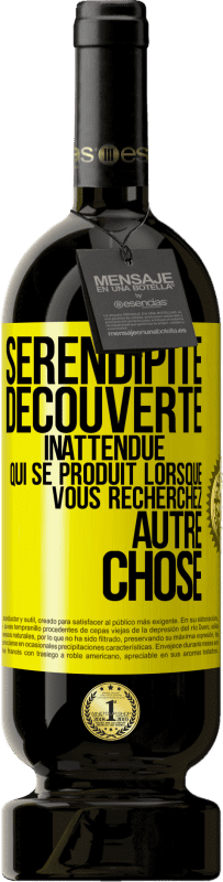 49,95 € Envoi gratuit | Vin rouge Édition Premium MBS® Réserve Sérendipité. Découverte inattendue qui se produit lorsque vous recherchez autre chose Étiquette Jaune. Étiquette personnalisable Réserve 12 Mois Récolte 2016 Tempranillo