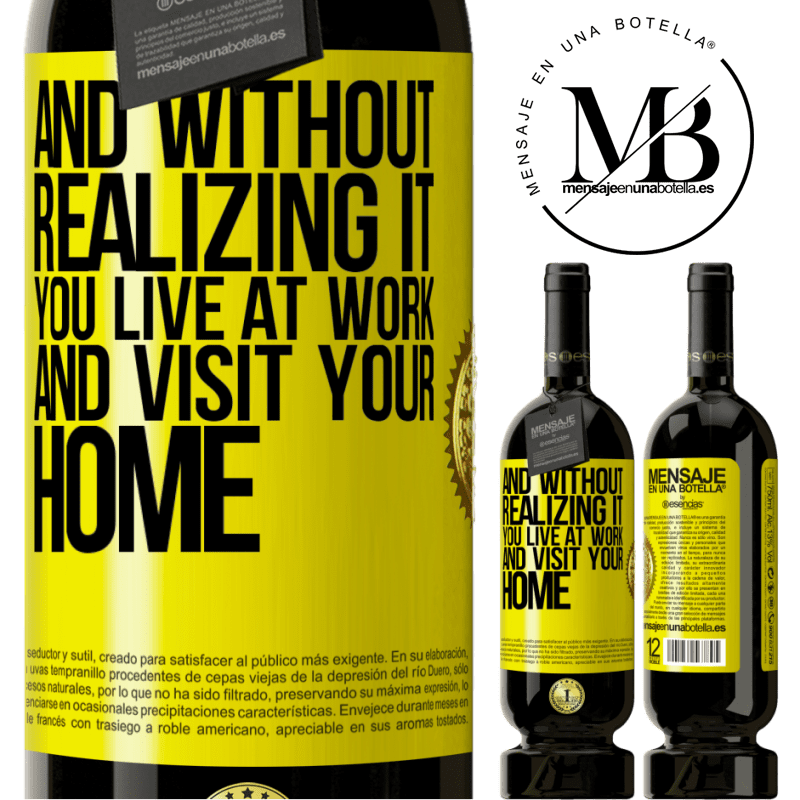 29,95 € Free Shipping | Red Wine Premium Edition MBS® Reserva And without realizing it, you live at work and visit your home Yellow Label. Customizable label Reserva 12 Months Harvest 2014 Tempranillo