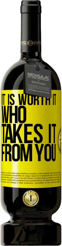 «Стоит того, кто берет это у тебя» Premium Edition MBS® Бронировать