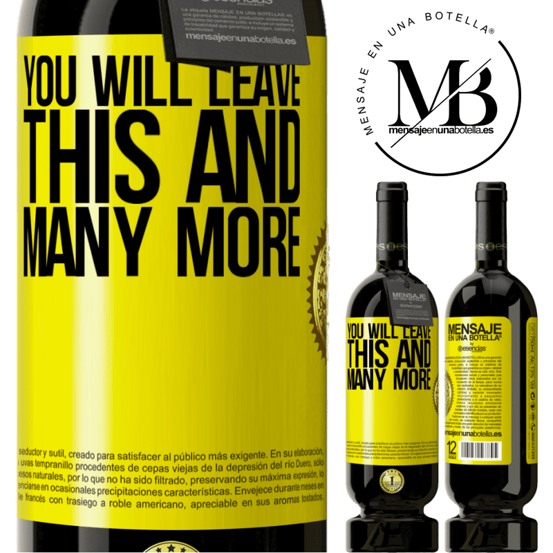 29,95 € Free Shipping | Red Wine Premium Edition MBS® Reserva You will leave this and many more Yellow Label. Customizable label Reserva 12 Months Harvest 2014 Tempranillo