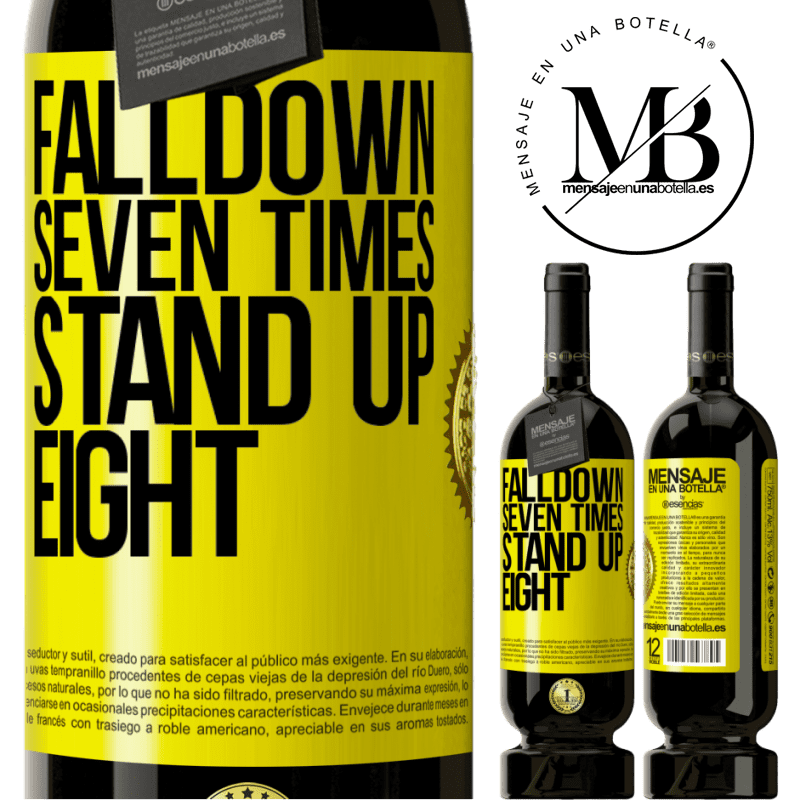 29,95 € Free Shipping | Red Wine Premium Edition MBS® Reserva Falldown seven times. Stand up eight Yellow Label. Customizable label Reserva 12 Months Harvest 2014 Tempranillo