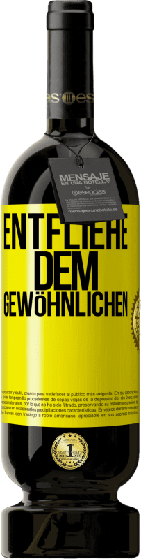 49,95 € Kostenloser Versand | Rotwein Premium Ausgabe MBS® Reserve Entfliehe dem Gewöhnlichen Gelbes Etikett. Anpassbares Etikett Reserve 12 Monate Ernte 2016 Tempranillo