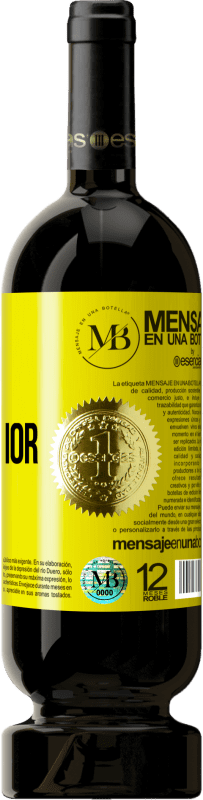 39,95 € | Red Wine Premium Edition MBS® Reserva Your smile is my armor Yellow Label. Customizable label Reserva 12 Months Harvest 2015 Tempranillo