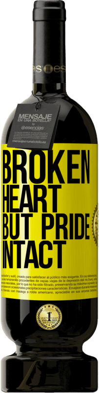 49,95 € Free Shipping | Red Wine Premium Edition MBS® Reserve The broken heart But pride intact Yellow Label. Customizable label Reserve 12 Months Harvest 2016 Tempranillo