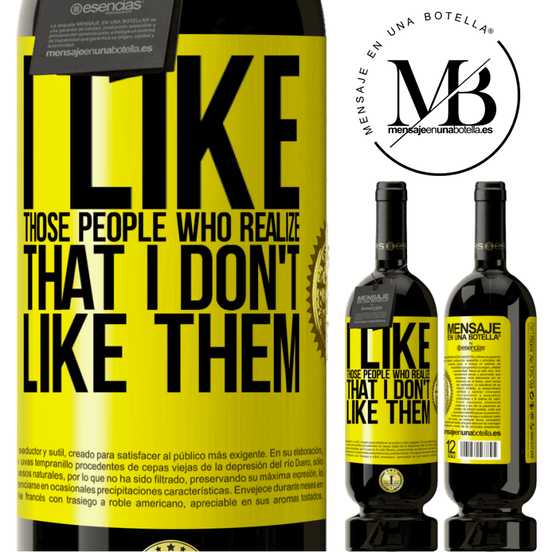 29,95 € Free Shipping | Red Wine Premium Edition MBS® Reserva I like those people who realize that I like them Yellow Label. Customizable label Reserva 12 Months Harvest 2014 Tempranillo