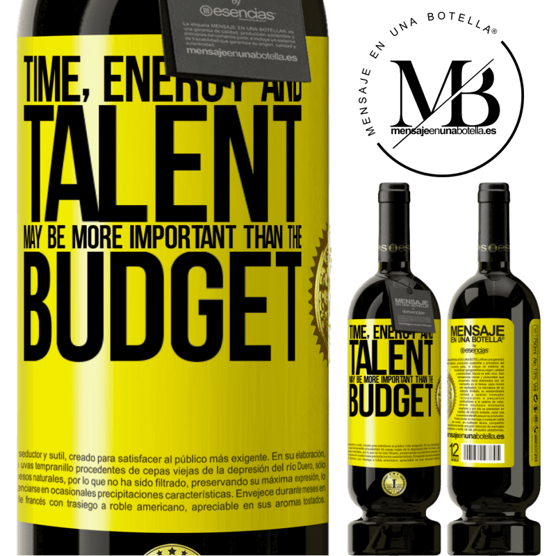 29,95 € Free Shipping | Red Wine Premium Edition MBS® Reserva Time, energy and talent may be more important than the budget Yellow Label. Customizable label Reserva 12 Months Harvest 2014 Tempranillo