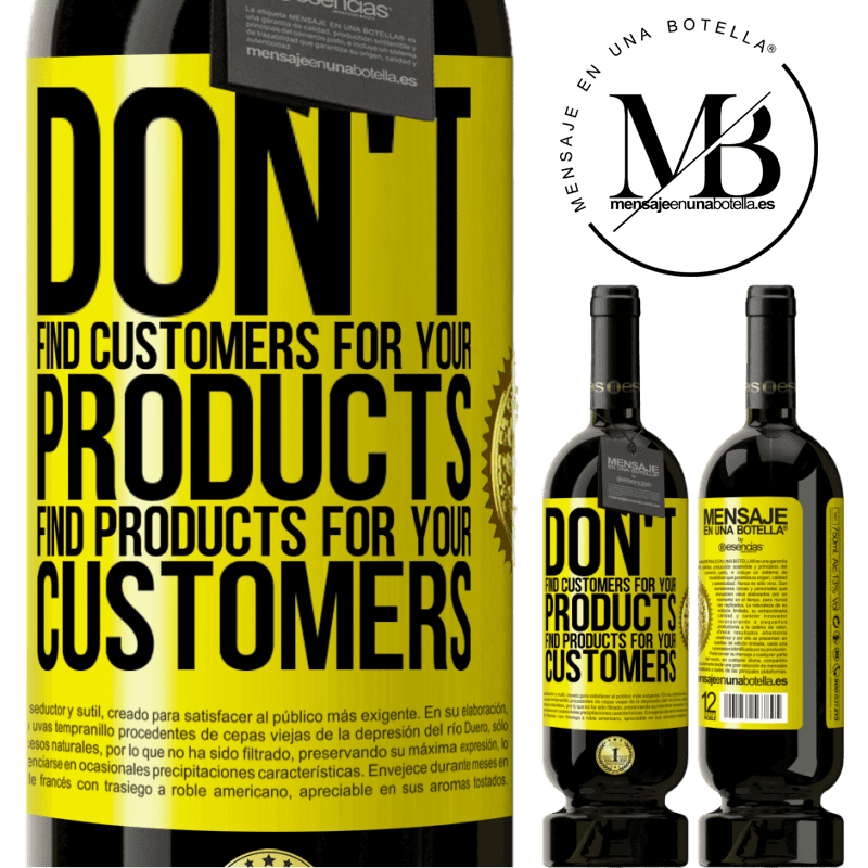 49,95 € Free Shipping | Red Wine Premium Edition MBS® Reserve Don't find customers for your products, find products for your customers Yellow Label. Customizable label Reserve 12 Months Harvest 2015 Tempranillo