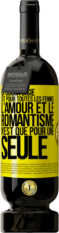 49,95 € Envoi gratuit | Vin rouge Édition Premium MBS® Réserve La courtoisie est pour toutes les femmes. L'amour et le romantisme n'est que pour une seule Étiquette Jaune. Étiquette personnalisable Réserve 12 Mois Récolte 2016 Tempranillo