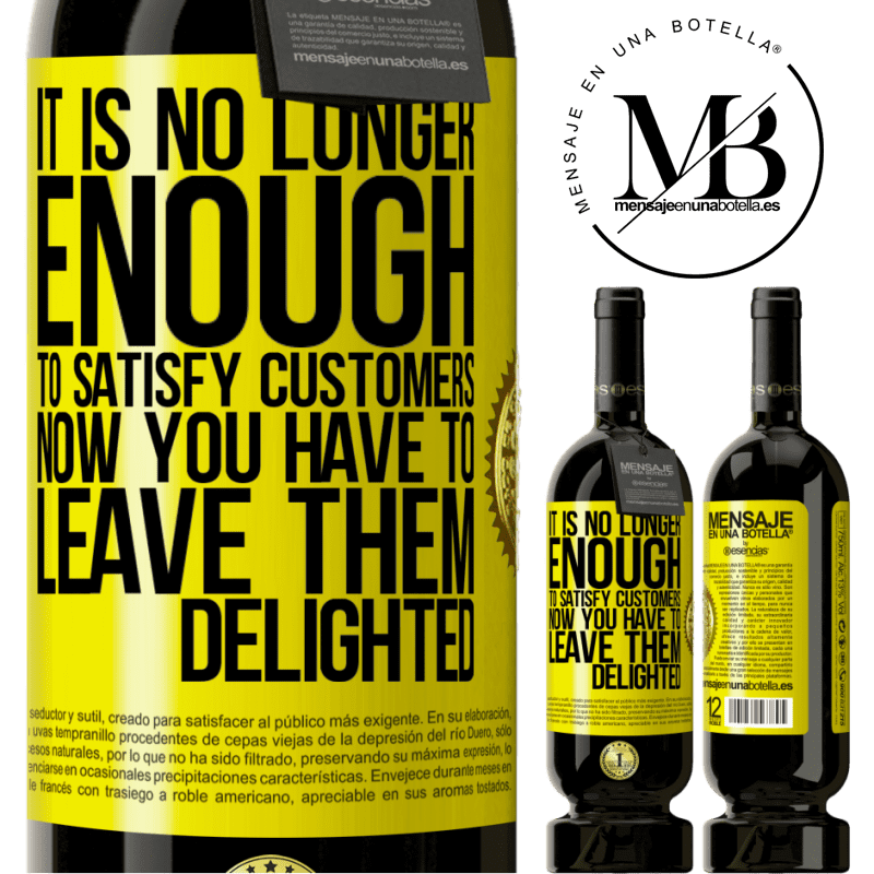 29,95 € Free Shipping | Red Wine Premium Edition MBS® Reserva It is no longer enough to satisfy customers. Now you have to leave them delighted Yellow Label. Customizable label Reserva 12 Months Harvest 2014 Tempranillo