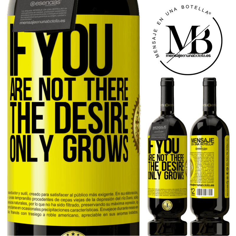 29,95 € Free Shipping | Red Wine Premium Edition MBS® Reserva If you are not there, the desire only grows Yellow Label. Customizable label Reserva 12 Months Harvest 2014 Tempranillo