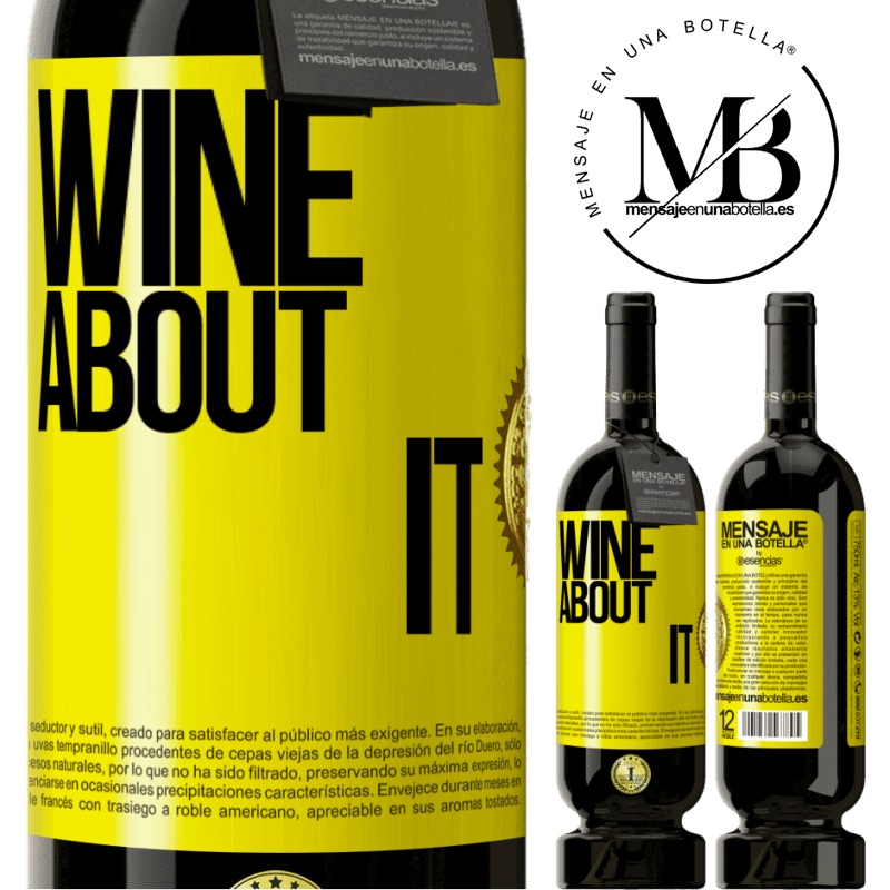 49,95 € Free Shipping | Red Wine Premium Edition MBS® Reserve Wine about it Yellow Label. Customizable label Reserve 12 Months Harvest 2015 Tempranillo