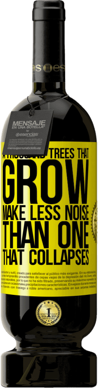 «A thousand trees that grow make less noise than one that collapses» Premium Edition MBS® Reserve