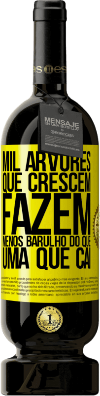 «Mil árvores que crescem fazem menos barulho do que uma que cai» Edição Premium MBS® Reserva