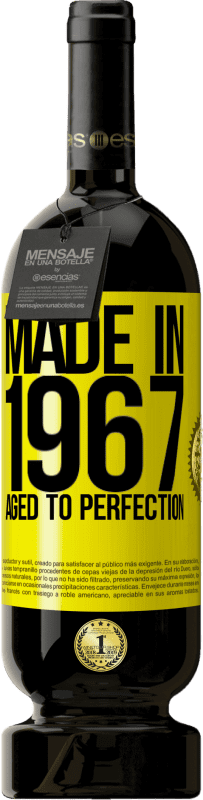 49,95 € | Красное вино Premium Edition MBS® Бронировать Сделано в 1967 году. В совершенстве Желтая этикетка. Настраиваемая этикетка Бронировать 12 Месяцы Урожай 2014 Tempranillo