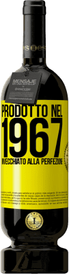 Spedizione Gratuita | Vino rosso Edizione Premium MBS® Riserva Prodotto nel 1967. Invecchiato alla perfezione Etichetta Gialla. Etichetta personalizzabile Riserva 12 Mesi Raccogliere 2015 Tempranillo