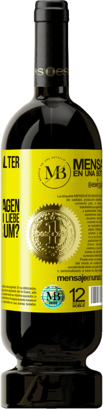 «Ich bin in einem Alter in dem ich automatisch frage, wenn sie mir sagen ich libe dich, wofür?» Premium Ausgabe MBS® Reserve