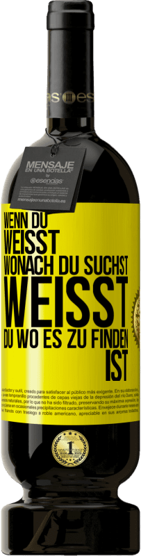 49,95 € Kostenloser Versand | Rotwein Premium Ausgabe MBS® Reserve Wenn du weisst, wonach du suchst, weisst du, wo es zu finden ist Gelbes Etikett. Anpassbares Etikett Reserve 12 Monate Ernte 2016 Tempranillo